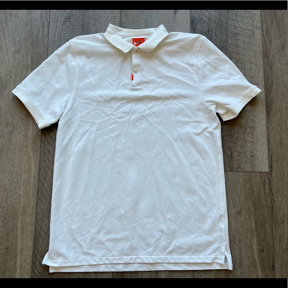 Nike The Nike Polo Dri-Fit in White Size Medium